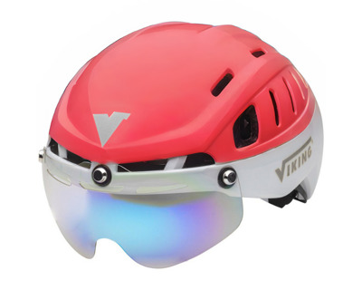 Viking casque de patinage sur glace Sparrow rose