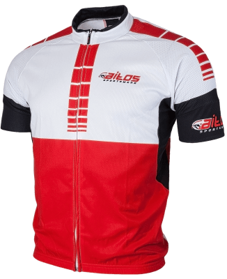 Time-out wielershirt km rood