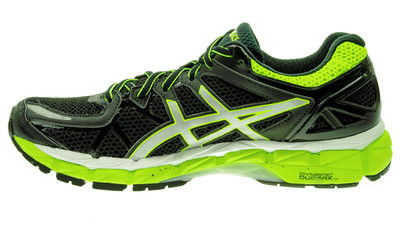 Asics Kayano 21 black/silver/flash-yellow