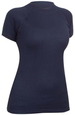 Avento Base Layer Black sleeve crew neck shirt - Woman