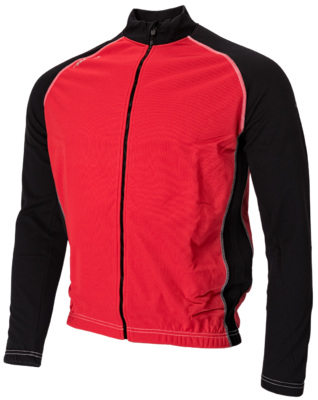 sportsjacket windbreaker black/red