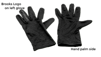 Brooks Unisex Dash gloves [Heather black]