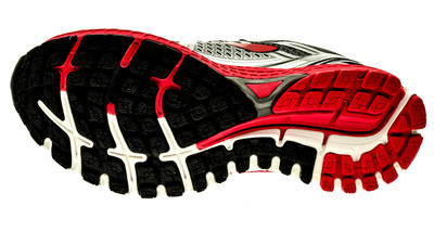 Brooks Defyance  9 charcoal/silver/high-risk-red narrow (B)