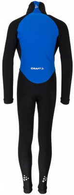 Craft Thermo schaatspak colorblock zwart/blauw
