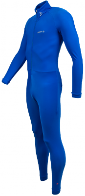 Thermo skinsuit marathon Blau
