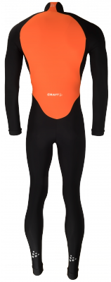 Craft Thermo schaatspak colorblock zwart/oranje