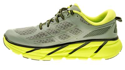Hoka Clifton 2 grey/acid