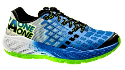 Hoka Clayton bright-green/french-blue