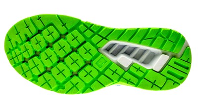 Hoka Clayton bright-green/french-blue