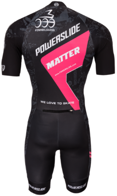 Powerslide Inline Skinsuit World Black/ Pink 2017