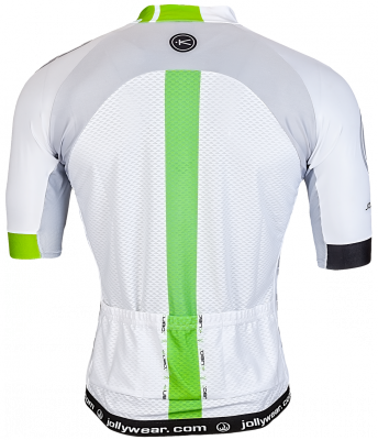 Jollywear Sprint cycling shirt green/white