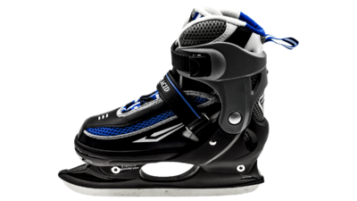 Lake Placid Hockey Skate Adjustable Black/Blue