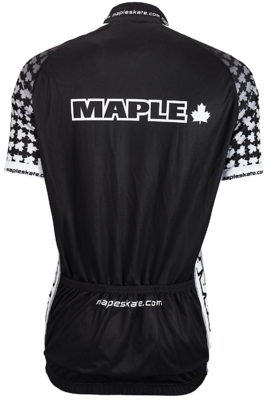 Maple Cycling shirt Black/White
