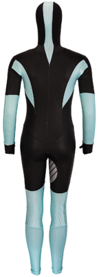 Nice rubber skating suit black/mint