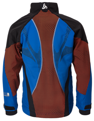 Odlo jacket Frequency web blue/black junior temporarily for only 29,95!