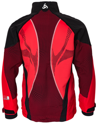Odlo Jacket Frequency Web Red/Black Junior Temporarily for only 29,95!