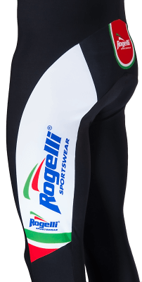 Rogelli Bib tight without seam, with italian flag on the leg