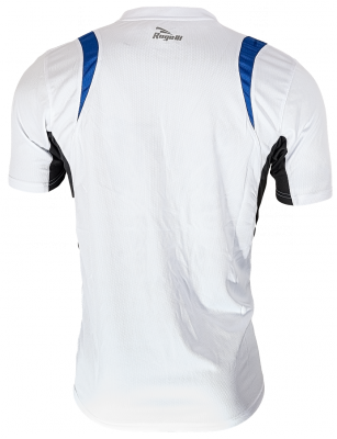 Rogelli Brooklyn t-shirt wit/blauw/zwart