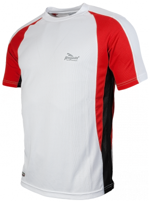 Rogelli Running shirt Elba wit/rood