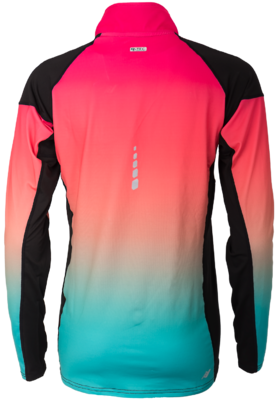 Rucanor Hardloop Shirt Lange Mouw Multicolor met Rits