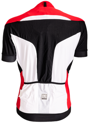 Santini Cycleshirt Aero White Black Red