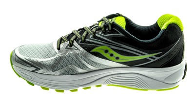 Saucony Ride 9 silver/black/lime