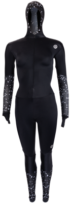 Hybrid skating suit Fiesta women Black