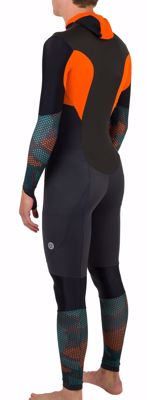 AGU Hybrid skating suit Hexa Camo Green/Orange/Iron Grey