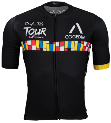 chemise de cyclisme Tour de la Provence noir