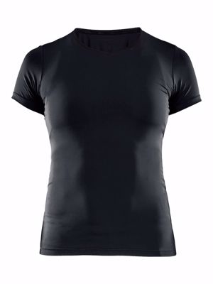 Ladys shirt v-neck black