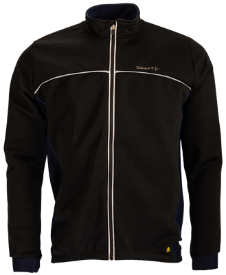 Thermo jack windstopper zwart/navy