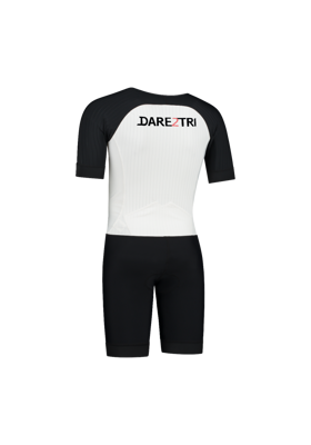 Dare2Tri Mens Aero Tri-Suit White/Black