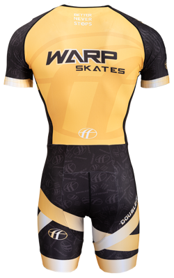 inline skate suit yellow