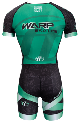 green inline skate suit