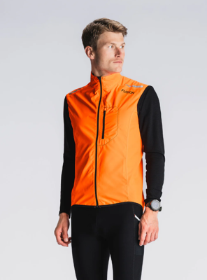 Fusion mens S1 run vest orange