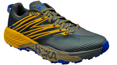Hoka Speedgoat 4 Castlerock / Golden Yellow
