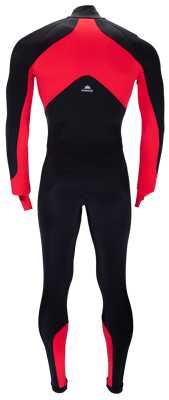 Hunter Lycra skate suit black/red