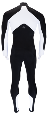 Hunter Lycra skate suit black/white
