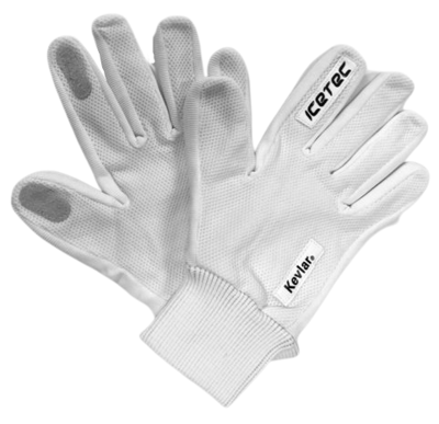 cutfree gloves white/white