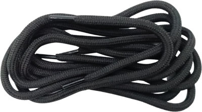 black laces 100 cm round