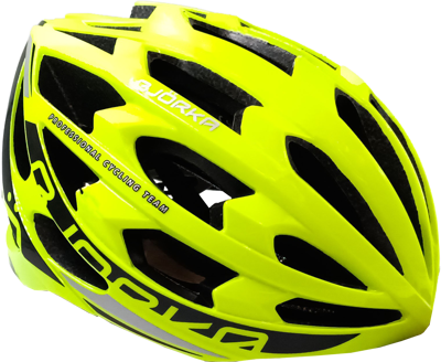 Route Sprinter bicycle/skate helmet neon yellow