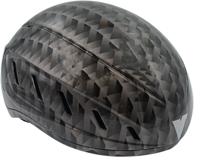 schaatshelm grijs V-print 2025/2026