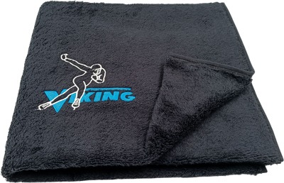 skate towel black