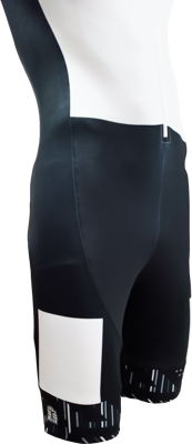 Bioracer Inline-Skating-Anzug schwarz/weiß
