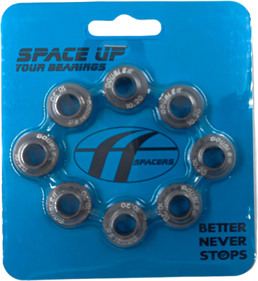 DoubleFF precision spacers (set of 8 pieces)