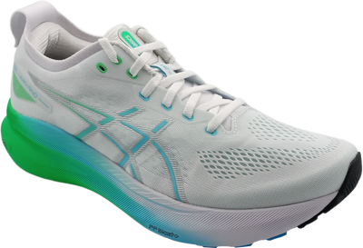 Gel-Kayano 31 white/bright cyan