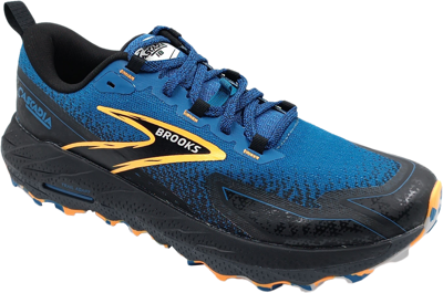 Brooks Cascadia 18 blue sapphire/black/orange