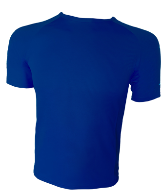 blaue Sportshirts für Herren