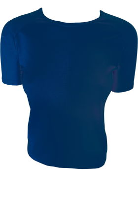 blaue Sportshirts für Damen