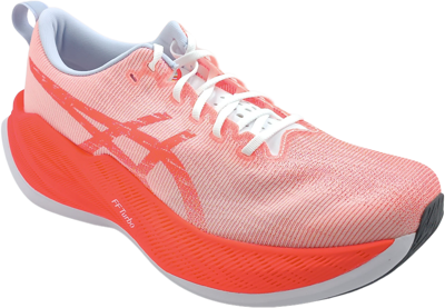 Asics Superblast white/sunrise red  [unisex]